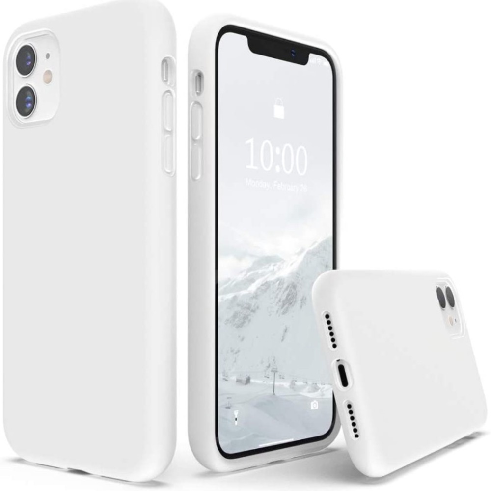 White Silicone iPhone 11 Case